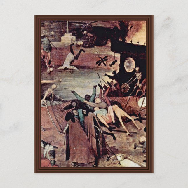 Triumph der Todesdetails durch 0 (beste Qualität) Postkarte (Vorderseite)