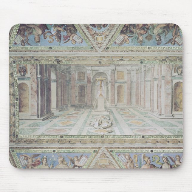 Triumph des Christentums, von den RAPHAEL-Räumen Mousepad (Vorne)