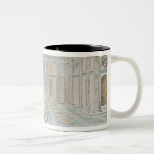 Triumph des Christentums, von den RAPHAEL-Räumen Zweifarbige Tasse