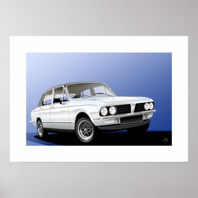Triumph Dolomite Sprint Poster Illustration (Vorne)