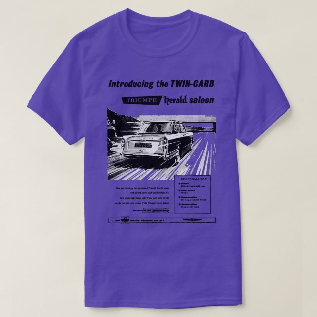 TRIUMPH HERALD annonce TShirt 1 (Design devant)