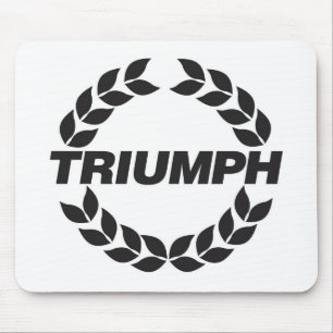 Triumph-Logo-Mauspad mit Kranz Mousepad