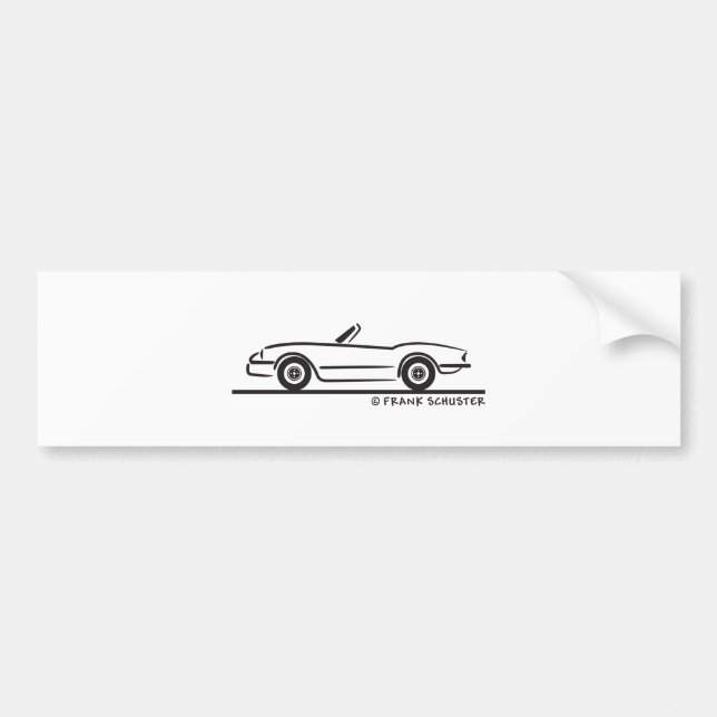 Triumph-Spitfire Autoaufkleber (Vorne)