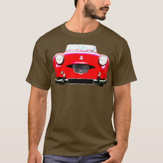 Triumph TR2 1950er britischer Klassiker mit feinem T-Shirt