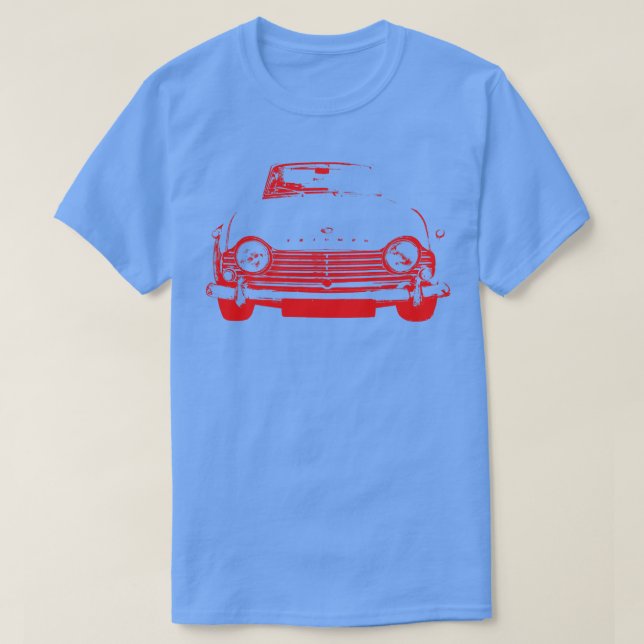 Triumph TR4A 1960er britischer Klassiker Monoblock T-Shirt (Design vorne)