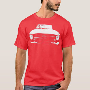 Triumph TR6 Klassischer britischer Sportwagen Weiß T-Shirt