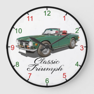 Triumph TR6 Wanduhr