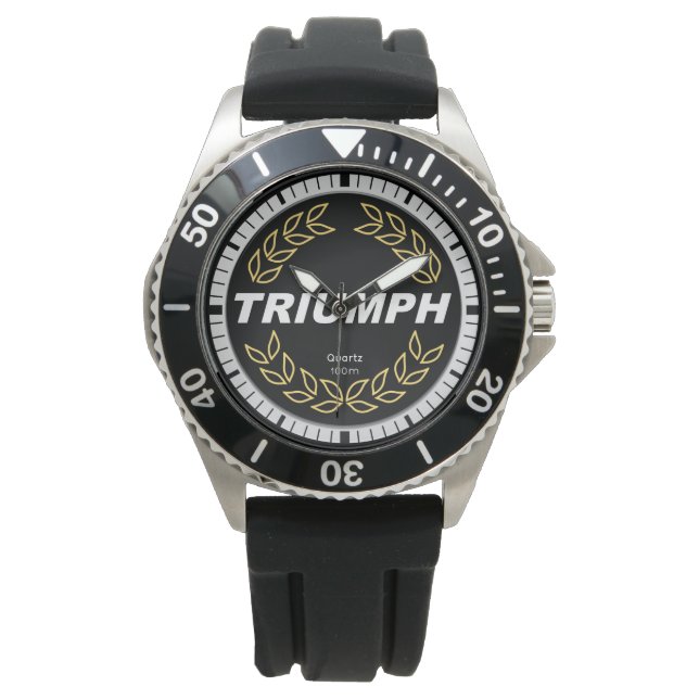 Triumph TR7 Laurel Wreath Watch Armbanduhr (Vorderseite)