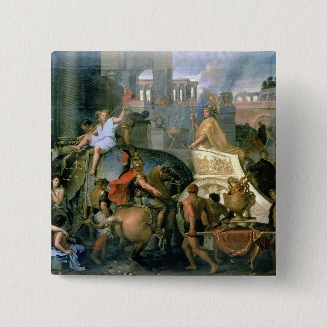 Triumph von Alexander oder der Eingang von Alexa Button (Vorderseite)