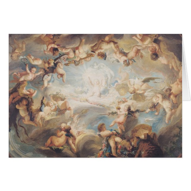 Triumph von Amor über allen Göttern, 1752 (Vorderseite (Horizontal))