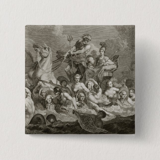 Triumph von Britannia, c.1765 (Stich) Button (Vorderseite)