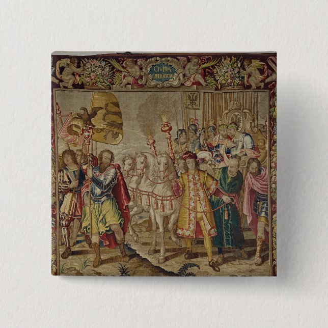 Triumph von Charles V Button (Vorderseite)