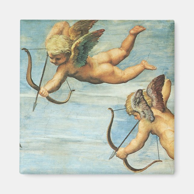 Triumph von Galatea Angels Detail von Raphael Sanz Magnet (Vorne)