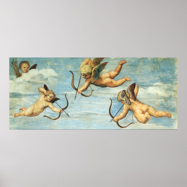 Triumph von Galatea Angels Detail von Raphael Sanz Poster (Vorne)