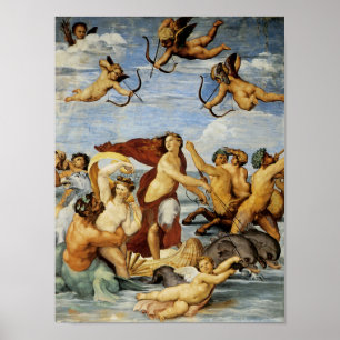 Triumph von Galatea Poster