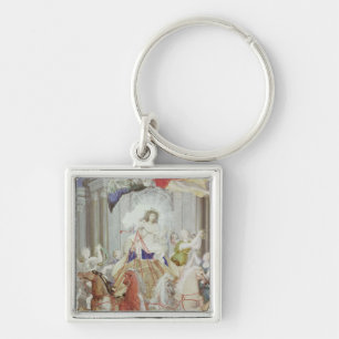 Triumph von König Louis XIV von Frankreich Schlüsselanhänger