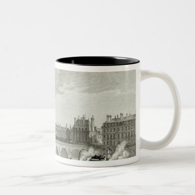 Triumph von Voltaire Zweifarbige Tasse (Rechts)