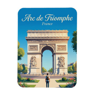 Triumphbogen Frankreich Magnet
