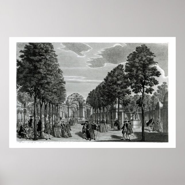 Triumphbogen, Händelstatue im Süden Poster (Vorne)