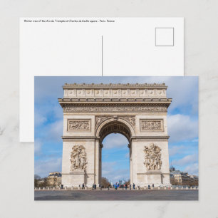 Triumphbogen in Paris, Frankreich Postkarte