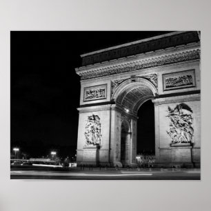 Triumphbogen in Paris Poster