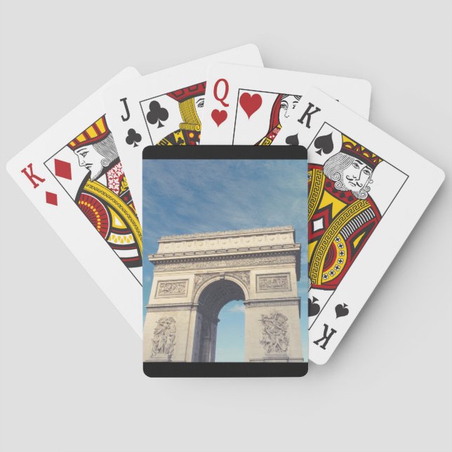 Triumphbogen Paris Spielkarten (Rückseite)