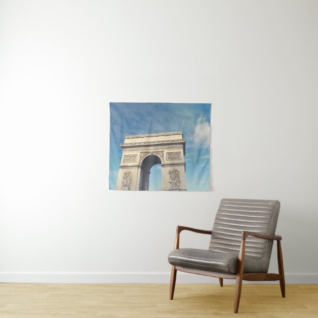 Triumphbogen Paris Wandteppich (Beispiel (Horizontal))
