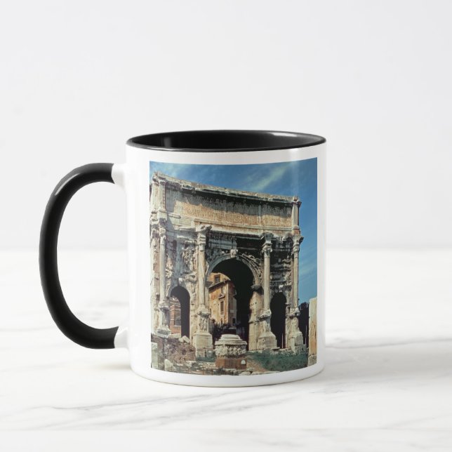 Triumphbogen von Septimius Severus, herein Tasse (Links)