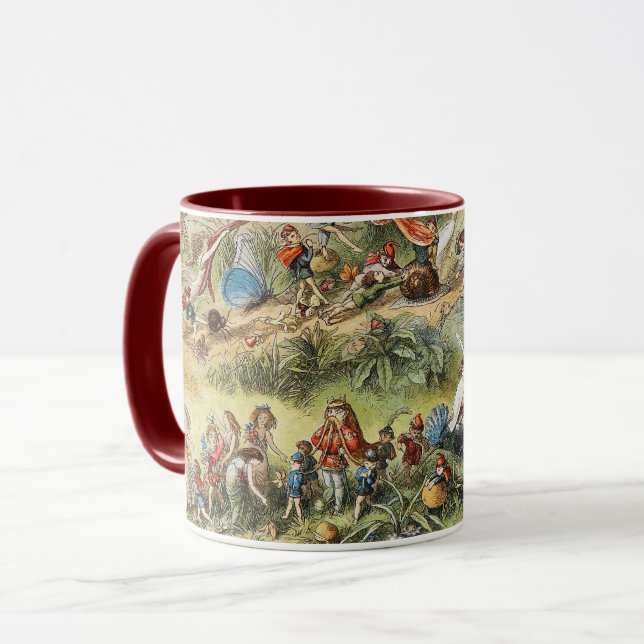 Triumphmarsch des Elfenkönigs, Feen, Goblins Tasse (Vorderseite Links)