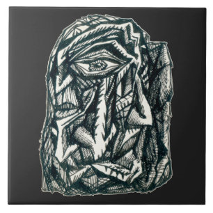 Triumvirat, Tinte zeichnend Fliese