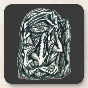 Triumvirat, Tinte zeichnend Getränkeuntersetzer