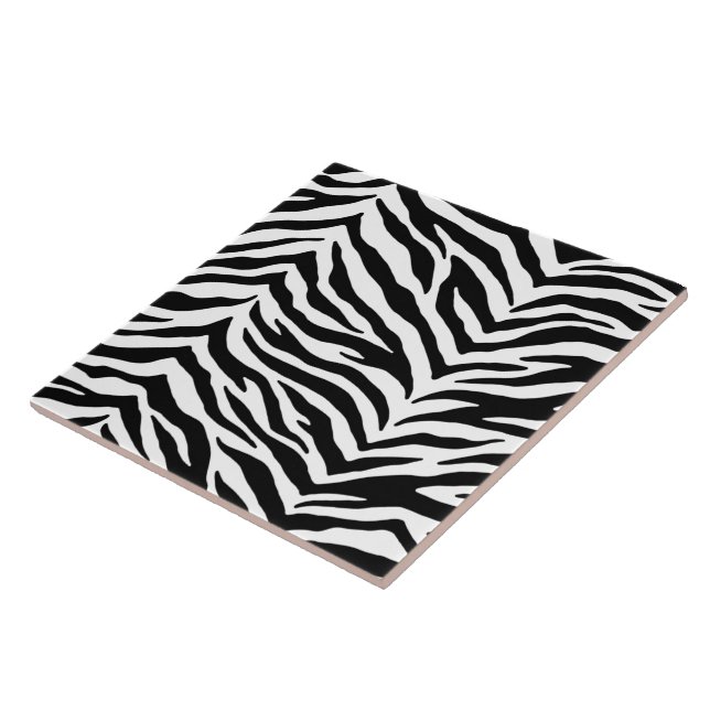 Trivet Tile-Zebra Print Fliese (Seite)