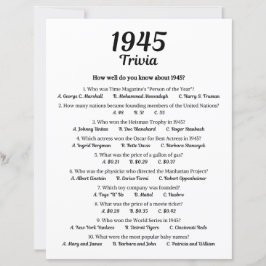 Trivia-Spiel 1945