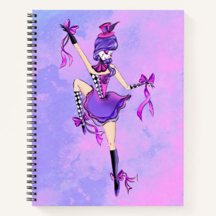 Trixie Cute Ballerina Dream Wolken Notizbuch