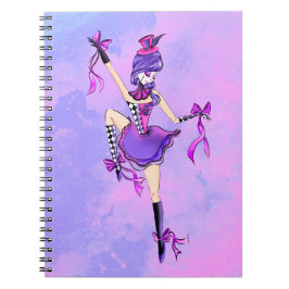 Trixie Cute Ballerina Traumwolken Notizblock