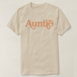 TRIXIE Retro 70er Themed Burnt Orange Auntie T-Shirt