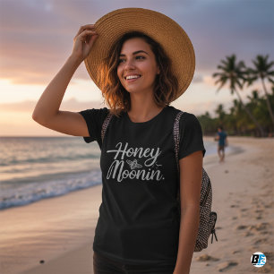TRIXIE Retro 70's Themed Honeymoonin' Bride T-Shirt