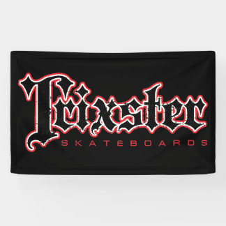 Trixster fait de la planche à roulettes bannière