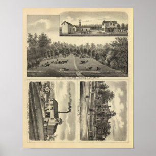Trkei, Creek Farm, Nebraska Poster