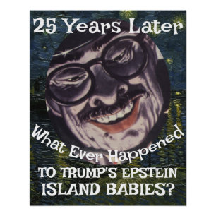 Trmp Epstein Insel Dateien Babys Republikaner Trum Poster