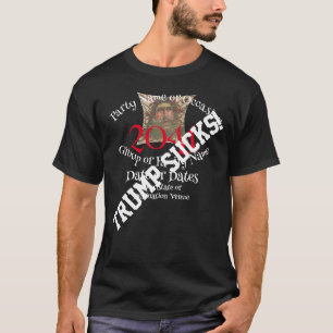 Trmp Party Wein Hochzeit Junggeselle Junggesellinn T-Shirt