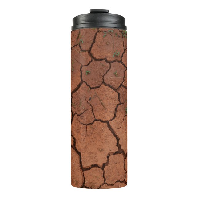 trocken, gebrochen thermosbecher (Vorderseite)
