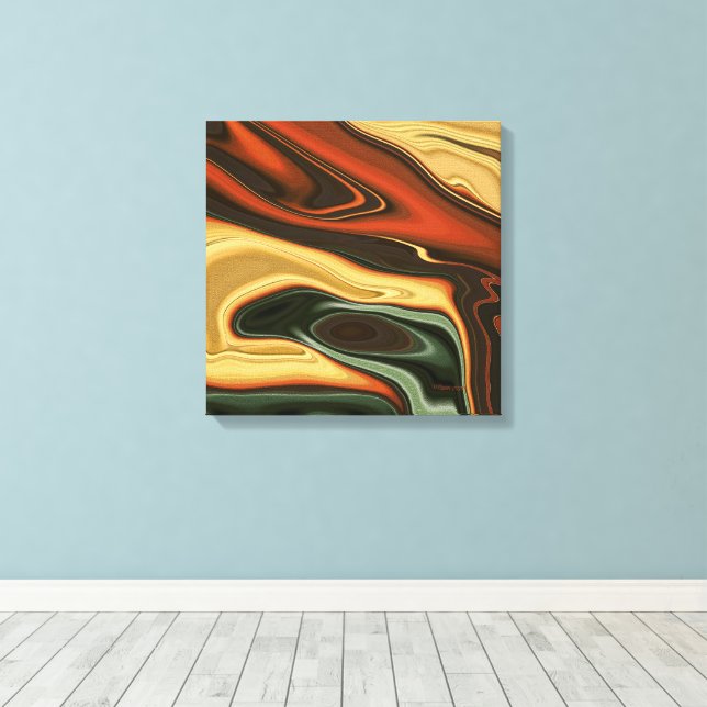 Trocken Leinwanddruck (Insitu (Holzboden))