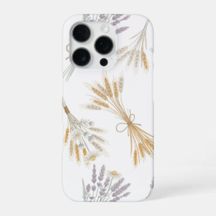 Trockenblumenstrauß Kamille Lavendel Weizen iPhone 16 Pro Hülle