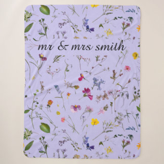 Trockendecke aus gepressten Blume Sherpadecke