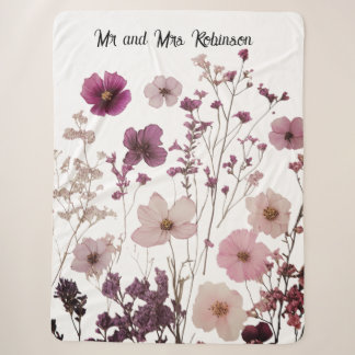 Trockendecke aus gepressten Blume Sherpadecke