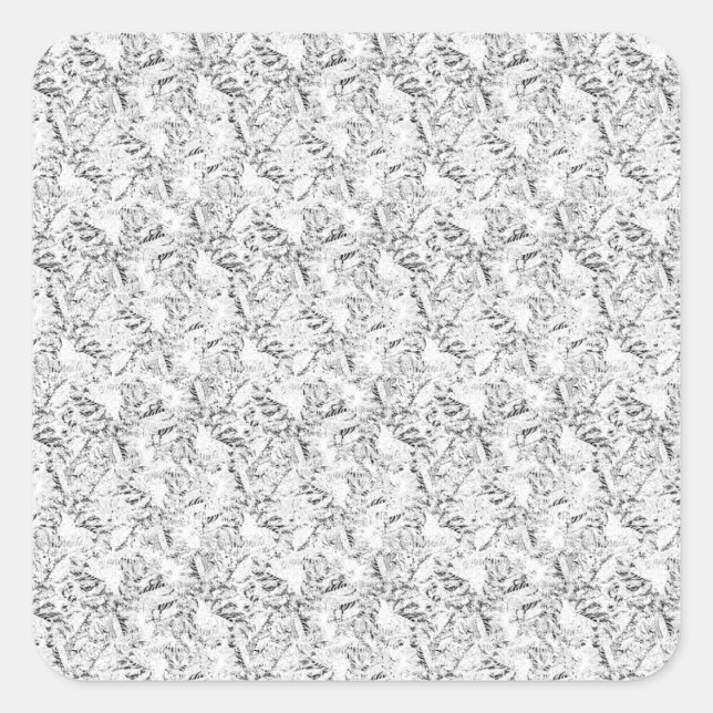 Trockendesign 22 quadratischer aufkleber (Vorderseite)