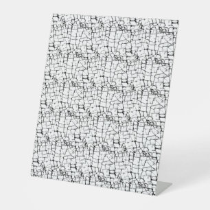 Trockendesign Fünfzehn Sockelschild