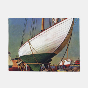 Trockendock durch John Atherton Fußmatte