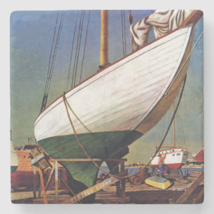 Trockendock durch John Atherton Steinuntersetzer